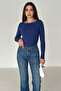Women's Off-Shoulder Fit Blouse – Burgundy Glow - 6