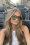 Unisex Leopard Green Glass Drop Model Sunglasses |   Uv400 Protection