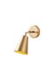 Shiny Gold Metal Sconce E27 Wall Lamp 10X21X26 cm Bedroom and Living Room Lighting - 6