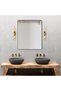 Stylish Metal Body Wire 2-Piece Sconce in Shiny Gold, E27 Compatible for Living Room and Entrance - 4