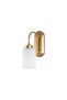 Stylish Glass Detailed Single Pendant Chandelier Shiny Gold E27 Compatible for Entrance and Living Room