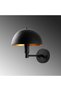 Black Metal Sconce E27 Wall Lamp 10X21X16 cm Living Room and Bedroom Lighting - 5