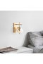 Zahar Stylish Glass Single Pendant Chandelier Shiny Gold for Entrance and Living Room E14 - 2