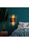 Bright Gold Metal Sconce Wall Lamp E27 Compatible Bedroom and Living Room Lighting - 3