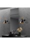 Black Metal Sconce Wall Lamp E14 Compatible 10X21X16 cm Living Room Lighting - 2