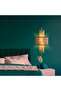 Minimal Shiny Gold Lampshade Head Lighting E14 Compatible for Living Room and Bedroom - 3