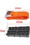 Car Tire Traction Block Set with Strap, Emergency Snow Chain, PU Anti-Skid Blocks, Mud and Ice Recov - 7
