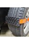 Car Tire Traction Block Set with Strap, Emergency Snow Chain, PU Anti-Skid Blocks, Mud and Ice Recov - 2