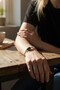 Malahit Pure Copper Bracelet Handcrafted (Evil Eye Protection) - 3