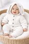 Baby Girl Boy Rabbit Ear Hooded Thessaloniki Knitwear Newborn Jumpsuit Baby Knitwear Baby Gift