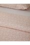 Lara Bloom Double Size Bed Sheet and Duvet Cover Set 200X220 cm Powder - 2