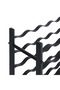 Wine Rack for 96 Bottles Black Iron - 8