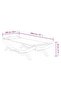 Outdoor Lounge Bed 100x188.5x44 cm Solid Bent Wood Anthracite - 3