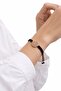 Black String Adjustable Lucky Bracelet with Flower of Life Figure - 3