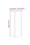 Plant Stand 2pcs Black 25x25x80 cm Engineered Wood - 3