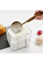 Wooden Handle Metal Measuring Cup Set of 4 – 1/4, 1/3, 1/2 and 1 Cup Measuring Spoons - 2