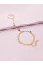 Multi-Stone Hand Chain Ring Bracelet - 4