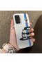 Samsung Galaxy A23 Compatible Silicone Edge Hard Back Anti-Fall Phone Case Bmw Patterned