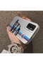 Samsung Galaxy M23/M13 Compatible Silicone Edge Hard Back Anti-Fall Phone Case Bmw Patterned - 3
