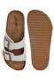 Women Studded Faux Leather Slip Ons in Off White - 5