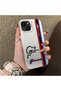 iPhone 15 Compatible Bmw Patterned Silicone Edge Hard Back Anti-Fall Phone Case
