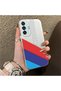 Samsung Galaxy M15 Compatible Bmw Patterned Silicone Edge Hard Back Anti-Fall Case