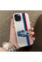 iPhone 14 Pro Compatible Silicone Edge Hard Back Anti-Fall Phone Case with Car Pattern