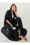 Women Black Wide Leg Trousers - 2