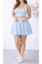 High Waist Super Quality Mini Sports Flared Skirt - 2