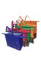 4-PC Reusable Shopping Bags Set – Foldable Eco-Friendly Grocery Tote Organizer for Cart/Trolley