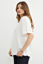 Cherry Accessory Crew Neck Oversized T-Shirt - 7