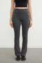Fold Waist Flare Leggings Trousers - 6