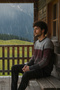 Men's Crew Neck Color Block Sweater - 3