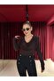 Degaje Collar Shoulder Pleated Blouse - 5
