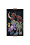 Black Serving Tray with Palm and Crescent Pattern