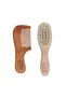 Natural Goat Hair Brush and Comb Set