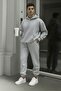 Unprinted Unisex Women/Men Hooded Oversize Bottom/Top Tracksuit Set