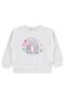 Rainbow Printed 2-5 Years Old Sweatshirt - Ecru 4-5 Years Old