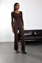 Brown Spanish Fabric Trousers 1273