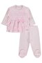 Ruffle Tulle 1-9 Months Pajama Set - Pink 6-9 Months