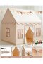 Kids Tent with Basic Mat Large Kids Playhouse Indoor with Star Light - 3