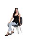 Women's Regular Fit Sleeveless Cotton Camisole Pack of 3, 1 Beige 1 Black 1 White Color - 8