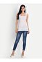 Women's Regular Fit Sleeveless Cotton Camisole Pack of 3, 2 White and 1 Beige Color - 4