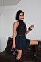 Women's Pleated Belted Skirt - 3