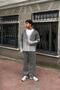 Color Gradient Knitwear Cardigan Gray - 3