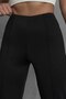 High Waist piped Flared Leggings - t Shaping / Sculpting Pants Look Leggings - 4