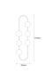 Modern Glass Sconce with Fuzz Black Bedroom and Living Room Lighting E27 - 6