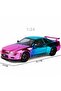 Nissan Skyline Gtr R34 1:24 Scale Diecast Model Car Openable Doors Nissan Gtr Model Bright Purple - 2
