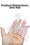 Anti-Shock T-Shaped Silicone Set of 2 Heel Protector and Reducing Pad - 6