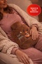 Plush Covered Hot Water Bag 500 ml Brown – Safe Heater for Children & Adults - 2